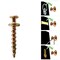 Electriduct Double Headed Gold Bear Claw Hangers 1"- 100pk HM-BCK-100 - alternate 1